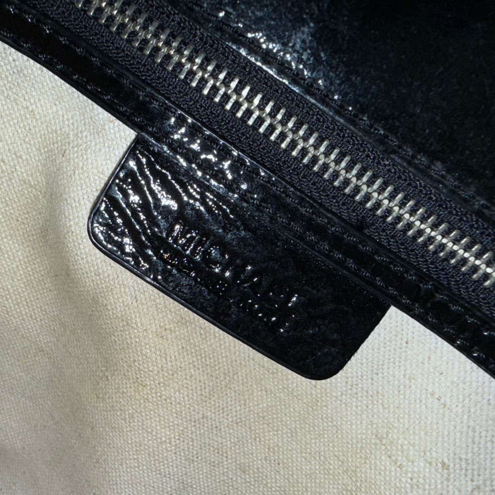 ‼️SOLD‼️Vintage Michael Kors Santorini Raffia Straw Woven Tote Shoulder Bag - Picture 12 of 14